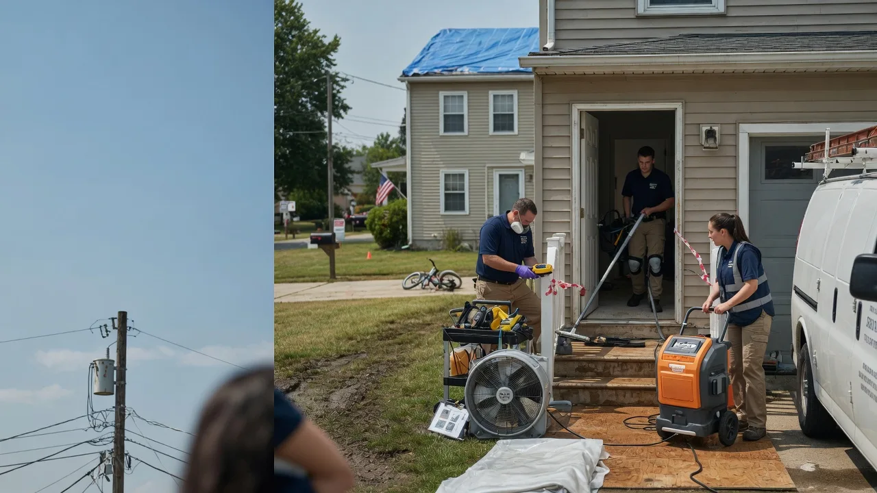 Water Damage Repair in Ottine, TX near me